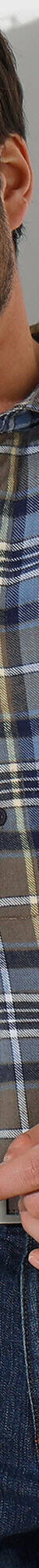 Chemise extra-longue carreaux flanelle (kaki) Chemise extra-longue carreaux flanelle (kaki)